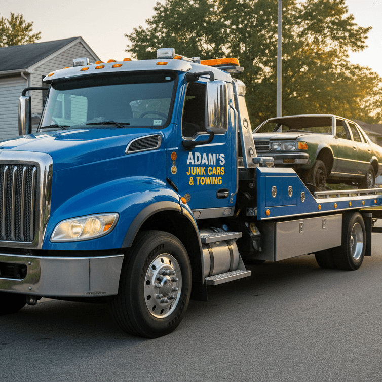 Junk Car Removal, Adam's Towing